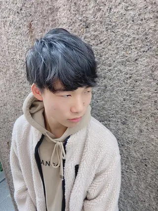 ショート カラー パーマ ヘアアレンジ メンズ ちこ .のヘアスタイル