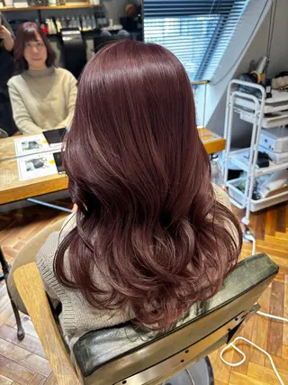 ロング カラー misa🫧ナチュラ ル縮毛矯正/髪質改善のヘアスタイル