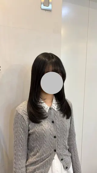 ロング 坂本菜摘 |レイヤーカットのヘアスタイル