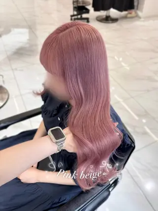 ロング カラー 盛れる顔まわり🤍 渋谷/Risa🎀のヘアスタイル