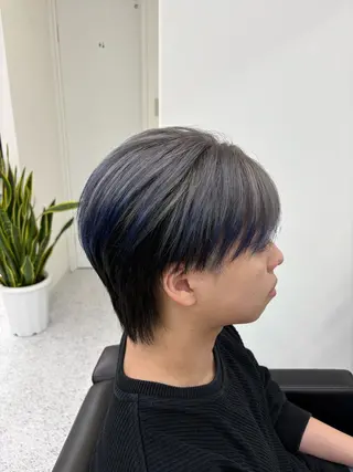 カラー メンズ 笹江 瑞穂のヘアスタイル