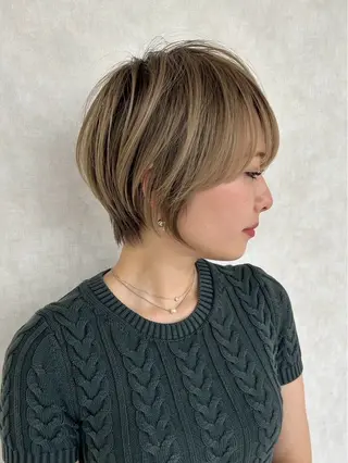ショート カラー 🏝️🐉沖縄移住 美容師竜生🏝️のヘアスタイル