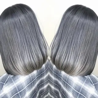 ショート カラー 髪質改善カラー韓国風 レイヤーtudaのヘアスタイル