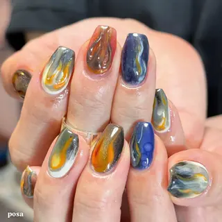 ネイル posa nail モエミのネイルデザイン