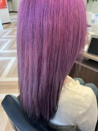 ロング カラー 艶髪特化 しゅんぼう 長岡髪質改善のヘアスタイル