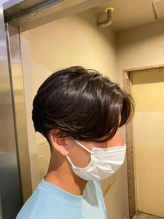 ショート カラー パーマ メンズ 【メンズサロン】 BLUCK 横浜のヘアスタイル