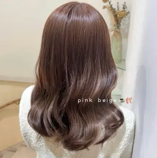 ミディアム カラー 透明感カラー🧁🩰 🫧仲松良菜🎀のヘアスタイル
