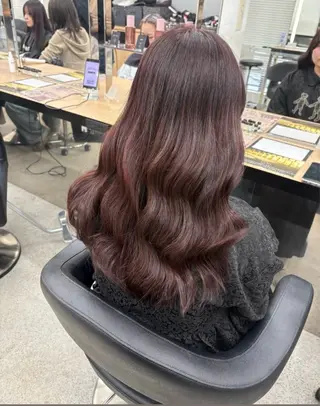ロング miku/ラベンダー 透明感カラー🪻❤︎のヘアスタイル