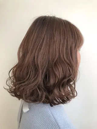 ミディアム カラー 【透明感、艶髪】西村 有司のヘアスタイル
