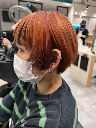 ショート カラー 🌞レイヤー×カラー 前川那津美🌞のヘアスタイル