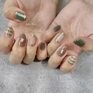 ネイル モチの良さ◉ フィルインネイル♡のネイルデザイン
