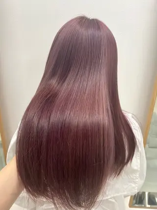 ロング カラー 松本 凜那のヘアスタイル