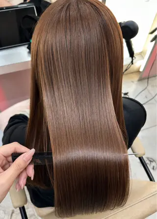 ロング yui/表参道 ラベンダーカラーのヘアスタイル
