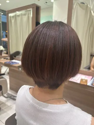 ショート メンズ 鈴木かのん/縮毛矯正 /ミニモ限定クーポンのヘアスタイル