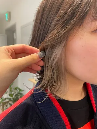 ショート カラー ヘアアレンジ 🎀レイヤー 透明感 カラーyuuri🎀のヘアスタイル