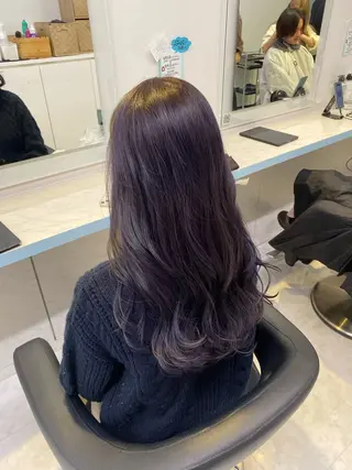 ロング 🤎モテ髪&透明感 ミルクティー🥣🤎のヘアスタイル