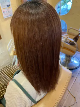 セミロング 柘植 雅大のヘアスタイル