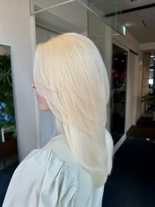 セミロング W_SALON ［四条河原町］のヘアスタイル