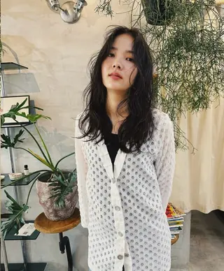 ロング カラー momona english okのヘアスタイル