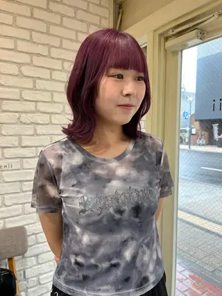 カラー ミジュ/ メンズモデル募集のヘアスタイル
