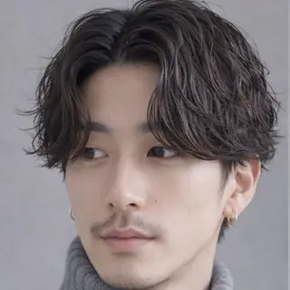 パーマ メンズ メンズ清潔感のプロ 💈メンズパーマ藤田のヘアスタイル