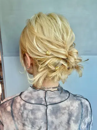 ヘアアレンジ charm《銀座》 ヘアセット/縮毛矯正のヘアスタイル
