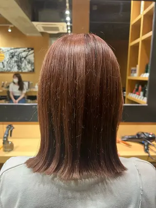 ミディアム 渡部 彩花のヘアスタイル