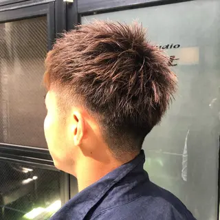 カラー メンズ 水相 智貴のヘアスタイル