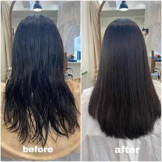 ロング パーマ やました もえかのヘアスタイル