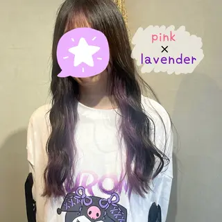 ロング カラー Uo/透明感カラー /髪質改善のヘアスタイル