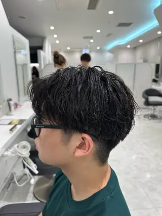 ショート パーマ メンズ 🐺韓国風メンズ特化 あさひ🐺のヘアスタイル