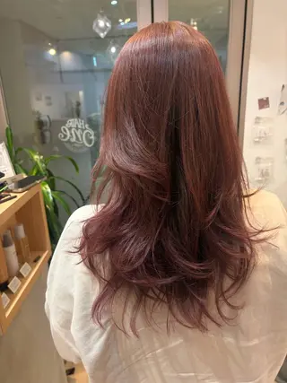 ロング カラー cana 札幌レイヤースタイルのヘアスタイル