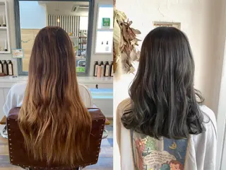 ロング カラー パーマ ヘアアレンジ メンズ キッズ 豊橋美容院 ソンリエのヘアスタイル