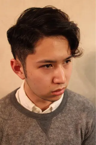 ショート パーマ メンズ 佐野 智史のヘアスタイル