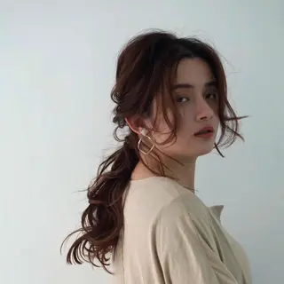 ロング ヘアアレンジ 月100人以上 髪質改善施術|谷口のヘアスタイル