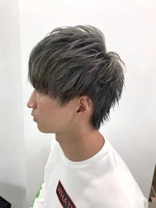 ショート カラー メンズ メンズ縮毛矯正 細谷碧海のヘアスタイル