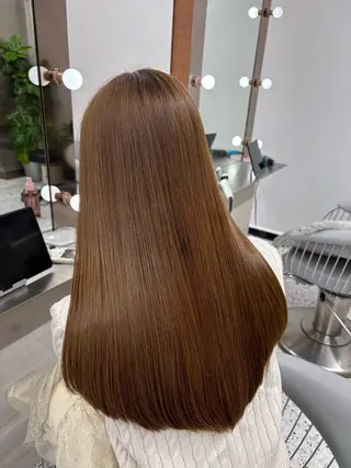 ロング 🎀ダブルカラー/ 透明感カラー/翼🎀のヘアスタイル
