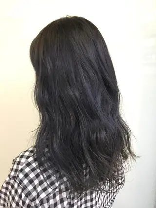 セミロング カラー ヘアアレンジ メンズパーマ特化/ メッシュ/薫/店長のヘアスタイル
