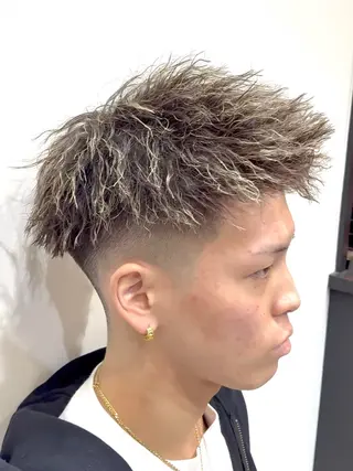 パーマ メンズ 💫メンズパーマ特化 美容師💫 真裟斗のヘアスタイル