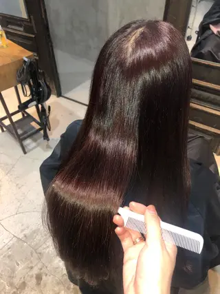 セミロング カラー ヘアアレンジ TOKI /透明感/原宿のヘアスタイル