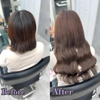 ヘアメ🎀ハイトーン 🩵エクステ🪄しほのヘアスタイル
