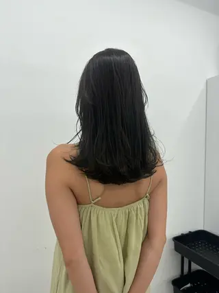 セミロング カラー キッズ オトナヘア🌸 harukaのヘアスタイル