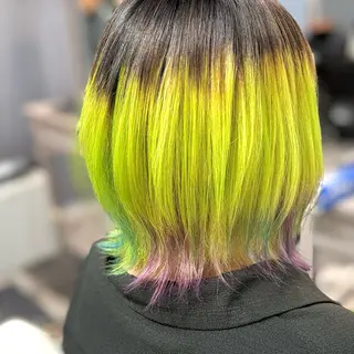 ミディアム カラー 吉田 聡一のヘアスタイル