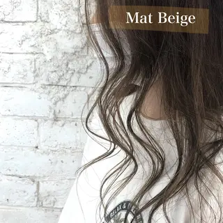 セミロング カラー Acchon/心斎橋 💚ダブルカラーのヘアスタイル