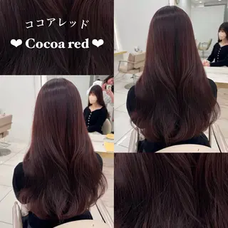 ロング ami 顔まわりカット／小顔のヘアスタイル