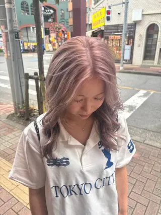 セミロング ️🩵RINKA/ 艶color🩵のヘアスタイル