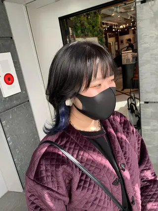 ミディアム カラー 髪質改善/白髪ぼかし KENTAのヘアスタイル