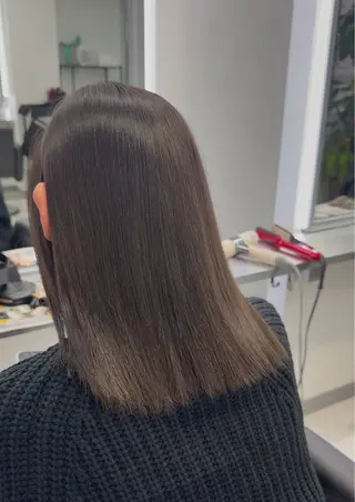 ミディアム カラー 涼星/心斎橋/艶髪 モデル様募集中👑のヘアスタイル