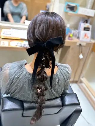 ヘアアレンジ 🎀ゆづき🫧 透明感/アレンジ💖のヘアスタイル
