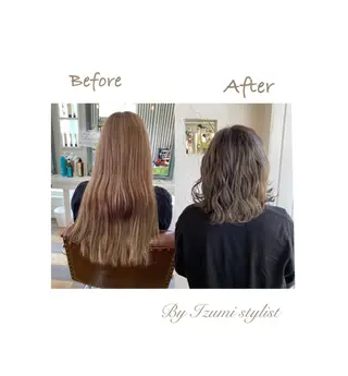 ミディアム パーマ ヘアアレンジ メンズ キッズ ネイル 豊橋美容院 ソンリエのヘアスタイル
